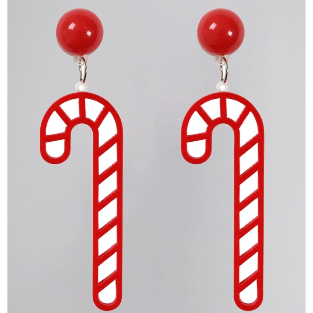 Collectif Accessories Candy Cane Earrings